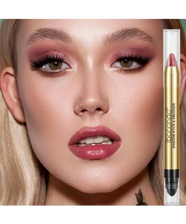 Shadow Pencil | 2-end Natural Waterproof Eyeshadow Stick | Long Lasting Shimmer Cream Eyeshadow Pencil Crayon for Favor 6# - Buy Online on GoSupps.com