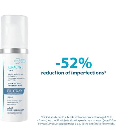 DUCRAY Keracnyl Serum for Adult Skin with Imperfections 30ml - Buy Online on GoSupps.com