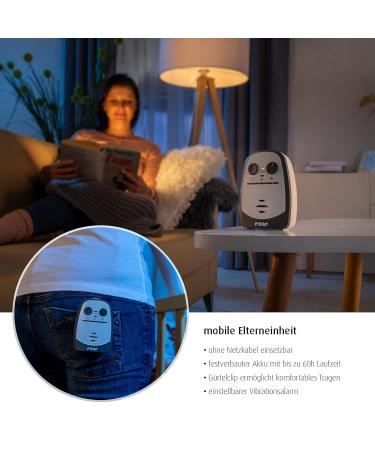 Reer Cosmo Baby Monitor - Inventor of Baby Monitors | Night Light Vibration Alarm & Intercom | 600m Range | International Shipping - Buy Online on GoSupps.com