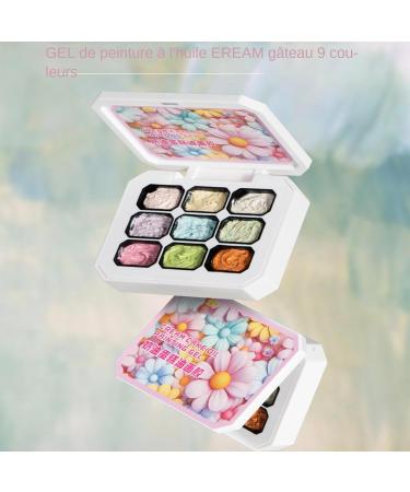 Solid Gel - 9 Colors Gel Manicure Palette | Glue French Tips For Home Manicure Extension For Women Girls Makeup Bride - Buy Online on GoSupps.com