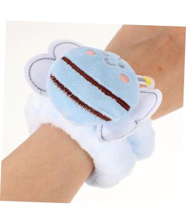 CAXUSD 4Pcs wrist spa wash band flannel wristbands for washing face shower wristbands South Korea Wrist band Headband wrist scrunchies for washing face cuff Super cute wristband - Buy Online on GoSupps.com