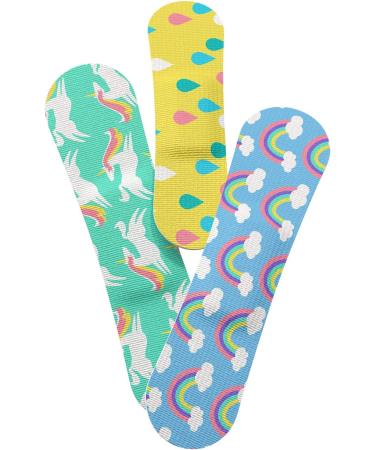 Welly Bandages Refill Pack - Unicorn Adhesive Flexible Fabric Bravery Badges - 24 Count (Pack of 4) for Kids | International Shipping Available - Buy Online on GoSupps.com
