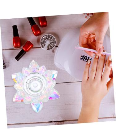 Mikinona Nail Art Crystal Cup Nail Dish Nail Art Cup Nail Art Liquid Cup Clear Nail Gel Nail Charm Storage Cup Gel De Cejas Transparente Dappen Dish Nail Practice Cups Dappen Bowl Mix Lotus - Buy Online on GoSupps.com