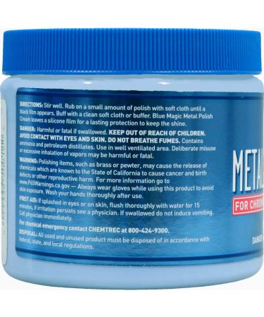 Blue Magic 500-06 Metal Polish Cream - 19 3/8 oz. | Shine and Protect Your Metal Surfaces - Buy Online on GoSupps.com