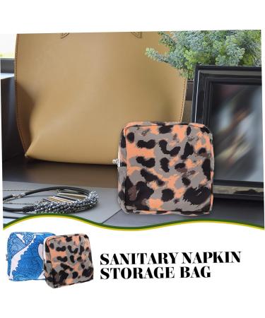 Doitool 2 Pack Cosmetic Bag & Menstrual Pillow Bag - Portable Zipper Wallet for Periods Tampons & Feminine Products - Perfect Travel Accessory - Buy Online on GoSupps.com