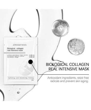 Bio Collagen & Hyaluronic Acid Face Mask - Deep Hydration & Firming - Anti-Aging - Korean Hydrogel - 4 Cruelty-Free Masks - Buy Online on GoSupps.com