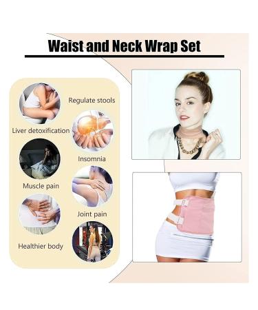 Adjustable Washable Castor Oil Wrap for Liver Detox | Reusable Leaf-Proof Pack in Khaki - Buy Online on GoSupps.com