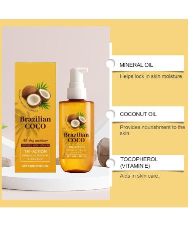 Byuexhp Body oil 100 ml moisturizing lotion for firming skin oil for body moisture for women and men selfconfidence firming firming buttocks bust - Buy Online on GoSupps.com