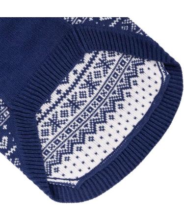 HOMIMP Dog Sweater Argyle - Warm Sweater Winter Clothes Puppy Soft Coat Ugly Dog Sweater for Small Medium and Large Dogs Pet Clothing Boy Girl (Medium Blue) M Bule - Buy Online on GoSupps.com