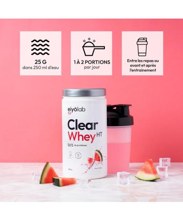 CLEAR WHEY HT | Refreshing Whey Isolate | 85% Protein | High in BCAA and Glutamine | Bodybuilding Protein | Low Lactose | League - Buy Online on GoSupps.com