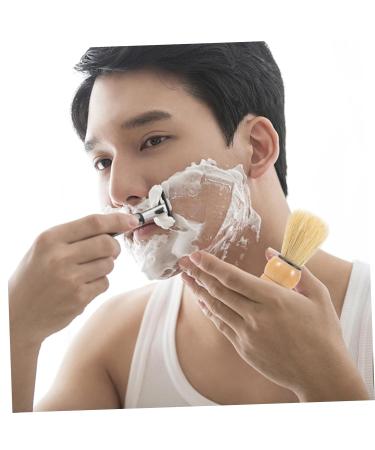 Beavorty Bartbrush Razor Cream & Foam Brush for Men - Premium Solidwood Beard Care | Blybar Blyb Razor Brush - Buy Online on GoSupps.com