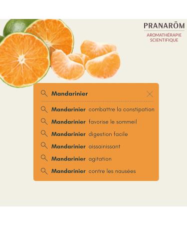 Pranar m Aceite Esencial de Mandarina 100% Quimiotipado - Beneficios Digesti n Salud Intestinal Difusi n Atmosf rica Curas Depurativas Equilibrio Emocional - 10 ml - Buy Online on GoSupps.com