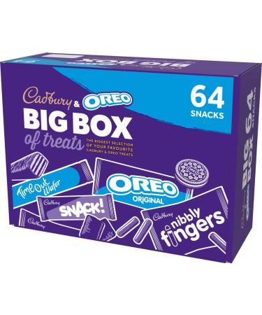 Cadbury & OREO Biscuit 64 Selection Bulk Box - 1.8kg Treats Hamper for Sharing Parties & Lunch Boxes - Ideal Snack Gift - Buy Online on GoSupps.com