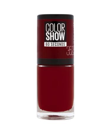 Gemey Maybelline Colorshow Nail Varnish Downtown Red