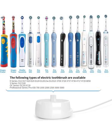 Oral B Braun Toothbrush Charger Base Model 3757 - Portable Inductive Charger for Travel - White - Buy Online on GoSupps.com