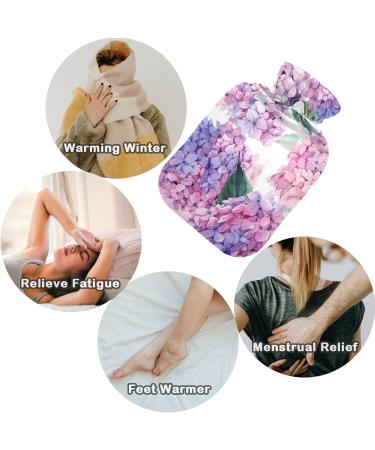 Buy Naanle Hot Water Bottle 2L - Transparent Floral Design for Pain Relief & Therapy - Buy Online on GoSupps.com