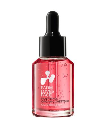 Panth nol + Organic Chestnut Calming S rum rose pour le visage hydratant lissant nourrissant apaisant v g talien sans huile sans parfum sans alcool lot de 1 (28 ml)