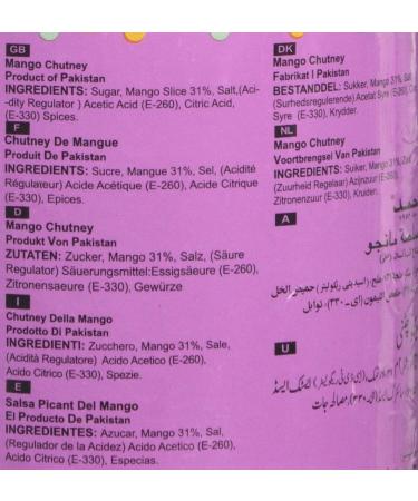 Ahmed Foods Hot Mango Chutney 400 g - Buy Online on GoSupps.com