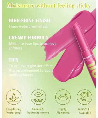  Lestpola Nourishing lipstick supple and hydrated lips Fat Lip Oil Slick Click for maximum colour care and hydration long-lasting lip balm with a non-adhesive and complete finish  - Buy Online on GoSupps.com