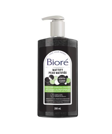 Biore Deep Pore Charcoal Cleanser Face Wash for Oily Skin (200 mL) - Packaging May Vary