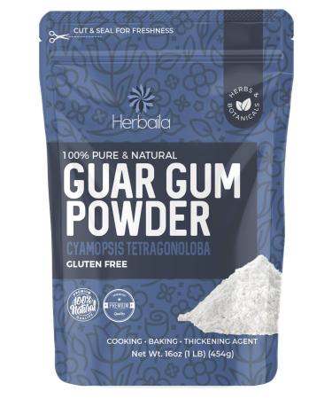 Guar Gum Powder, 16oz, 1 Lb, Gluten Free, Baking Thickener & Binder, Food Grade, Keto Friendly, non-GMO
