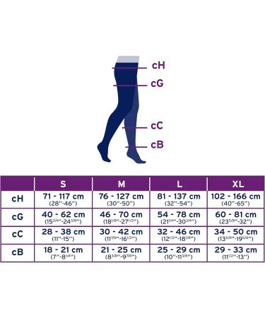 JOBST High Waist Compression Socks 30-40 mmHg - Closed Toe Black XL - Supportive Socks for Relief - 1 Pair - Buy Online on GoSupps.com