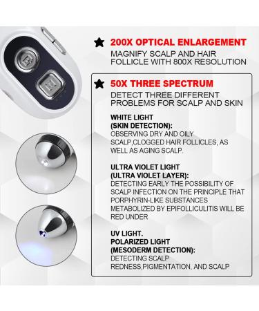 Skin Diagnosis Hair Analyzer 11 Inch LCD Screen Digital Scalp Hair Follicle Oil Moisture Magnifying Detector Analyzer Skin Pigment Tester - Buy Online on GoSupps.com