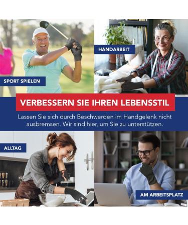 Doctor-Designed Compression Gloves for Arthritis & Tendonitis - Comfortable Fingerless Support (1 Pair Size S) - Buy Online on GoSupps.com