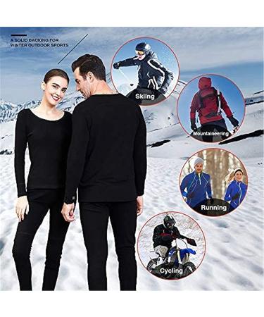Intelligent Temperature Control Electric Heating Winter Suit - Warm Underwear Set in Black - X-Large - Buy Online on GoSupps.com