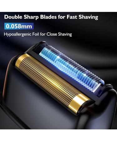 Buy Electric Razor for Men - Waterproof Foil Shaver with 3 Speeds & LED Display | Best Close Shave Trimmer for Face Beard & Head | Ideal Gifts for Men - Buy Online on GoSupps.com