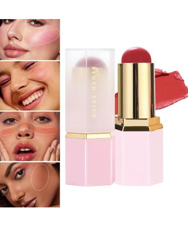  Hogvinnatil Creamy Blush Stick | Moisturizing Water-Resistant & Fresh Complexion Natural Highlighting Suitable for Dry Oily and Combination Skin Cheeks Eyebrows and Lips - Buy Online on GoSupps.com