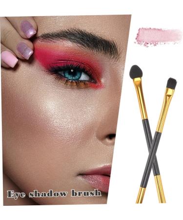 Didiseaon 20pcs Double Ended Eyeshadow Brush Flat Eyeshadow Brush Lids For Eyeshadow Sponge Plastic Rayon - Buy Online on GoSupps.com