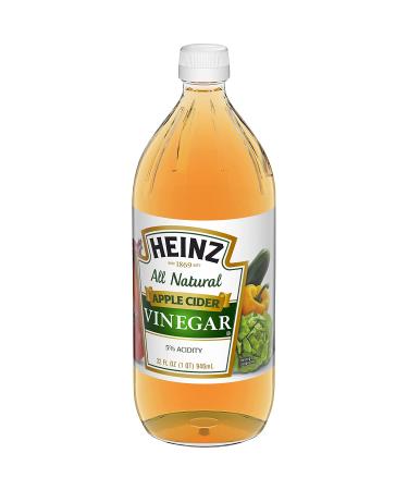 Heinz All Natural Apple Cider Vinegar 32 fl oz Bottle - 5% Acidity | Shop Now - Buy Online on GoSupps.com