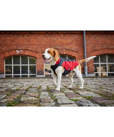 Wolters Easy Rain Jacket - Black/Red | 56 cm Back Length | International Shipping Available - Buy Online on GoSupps.com