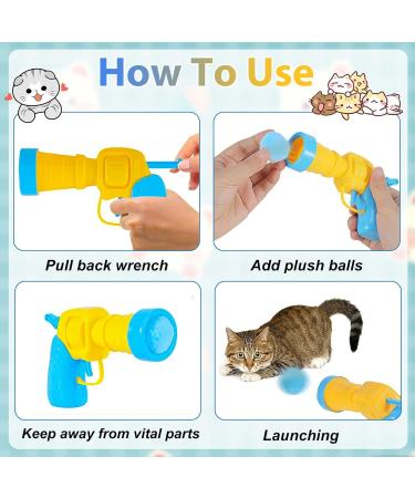 NHYDZSZ Cat Toys - 100 Soft Noiseless Interactive Balls for Cats & Kittens | Ideal Indoor Play - Buy Online on GoSupps.com