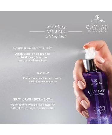 Alterna Caviar Anti-Aging Multiplying Volume Styling Mist 5 Ounce For Fine Thin Hair Light Hold Sulfate Free Caviar Anti-Aging Multiplying Volume Styling Mist 5 oz 5 Fl Oz (Pack of 1) - Buy Online on GoSupps.com