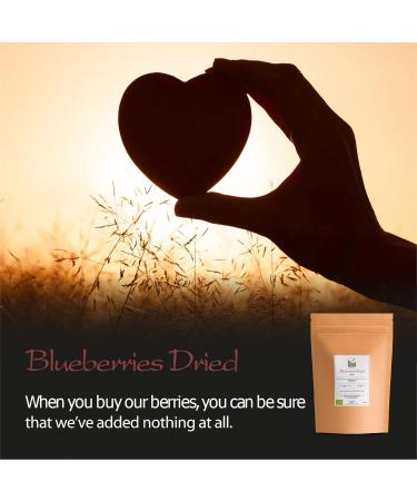 Blue Berries Whole Organic Billberies - Dehydrated unsweetend no sugar added blueberrys - Vaccinium myrtillus L 100g - Buy Online on GoSupps.com
