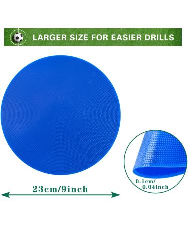 Aryjmz 9 Inch Non-Slip Rubber Spot Markers for Sports Training - 15pcs - Buy Online on GoSupps.com
