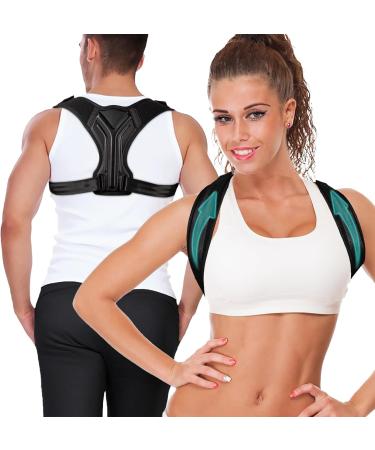 HIJJPS Posture Corrector for Women & Men - Adjustable & Breathable Upper Back Brace - Buy Online on GoSupps.com