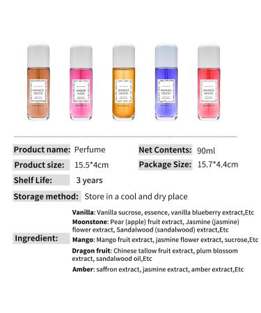 Vanilla Perfume Spray Long Lasting Vanilla Skin Mist Multi-Use Body & Hair Fragrance Mist.For Women & Girls Vanilla Moonstone Mango Dragon fruit Ambe (Moonstone) 2Moonstone - Buy Online on GoSupps.com