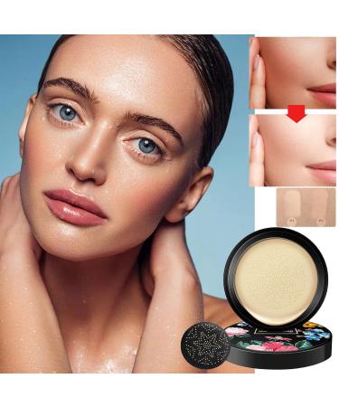 Mushroom Head Air Cushion CC Cream - Moisturizing Foundation & Concealer | Brightening Makeup for Women (C-Hell White) - Buy Online on GoSupps.com