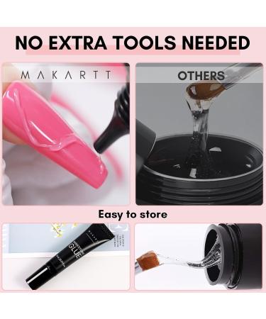 Makartt Nail Rhinestone Gel - Super Adhesive for Gems & Crystals - 2 x 15ml - Buy Online on GoSupps.com