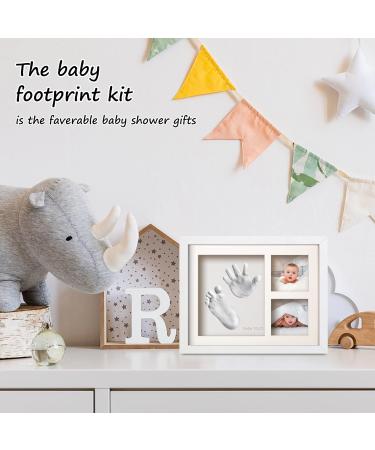 Personalized Baby Hand and Footprint Kit - Keepsake Gift for Newborn Boys and Girls | Infant Milestone Photo Frame | Nursery Decor - Buy Online on GoSupps.com