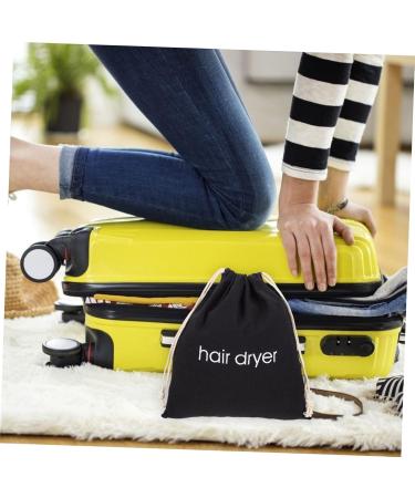 AUTSUPPL 3pcs Hair Dryer Storage Bag Hair Dryer Holder Hair Dryer Tool Canvas Cosmetic Bag Drher Black Fabric - Buy Online on GoSupps.com