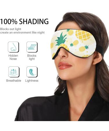Haskirky Light Blocking Eye Mask - Adjustable Men and Women Yoga Meditation Travel Mask for Deep Sleep and Comfort - Buy Online on GoSupps.com