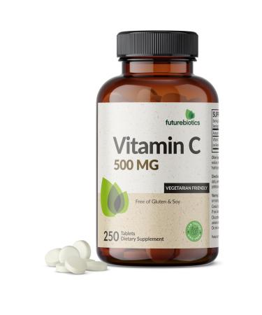 Futurebiotics Vitamin C 500mg Non-GMO 250 Tablets