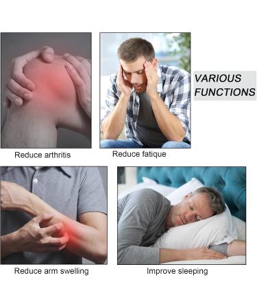 Magnetic Therapy Bracelet & Lymphatic Drainage Ring Set - 1PC Magnet Hard Band 2PCs Magnetic Bracelets with Gift Box & Adjustment Tool | International Shipping - Buy Online on GoSupps.com