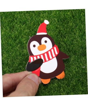 Cabilock 56 Pcs Card Candy Penguins Lollipop Decoration Card Perpetual Desk Calendar Animal Cards Wedding Decoration Lollipop Paper Cards Decor Cards Decorate Red Christmas - Buy Online on GoSupps.com