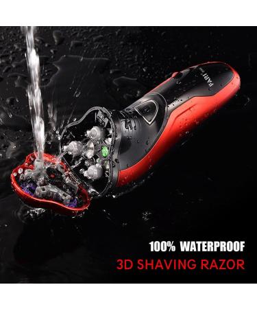 FARI Rotary Electric Shaver Wet & Dry Rechargeable USB Charging Electric Shaving Razor for Men Black - Buy Online on GoSupps.com