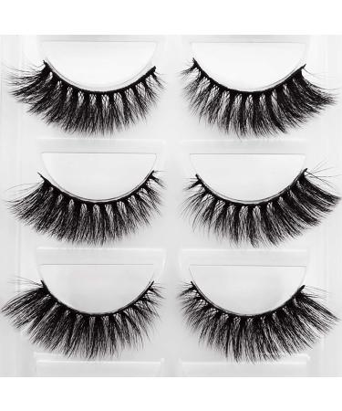 5 Pairs of Cruelty-Free 3D Mink Cat Eye False Eyelashes | Reusable Synthetic Fiber Natural Lashes - Handmade Quality - Buy Online on GoSupps.com